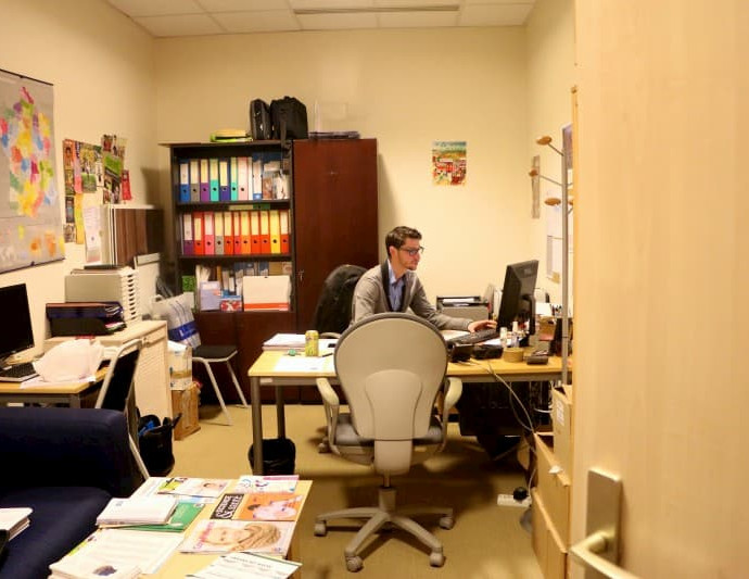 Mathieu, président de l'association Jeunes Solidarité Cancer